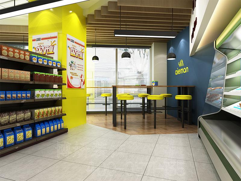 杭州简约风格便利店如何装修设计